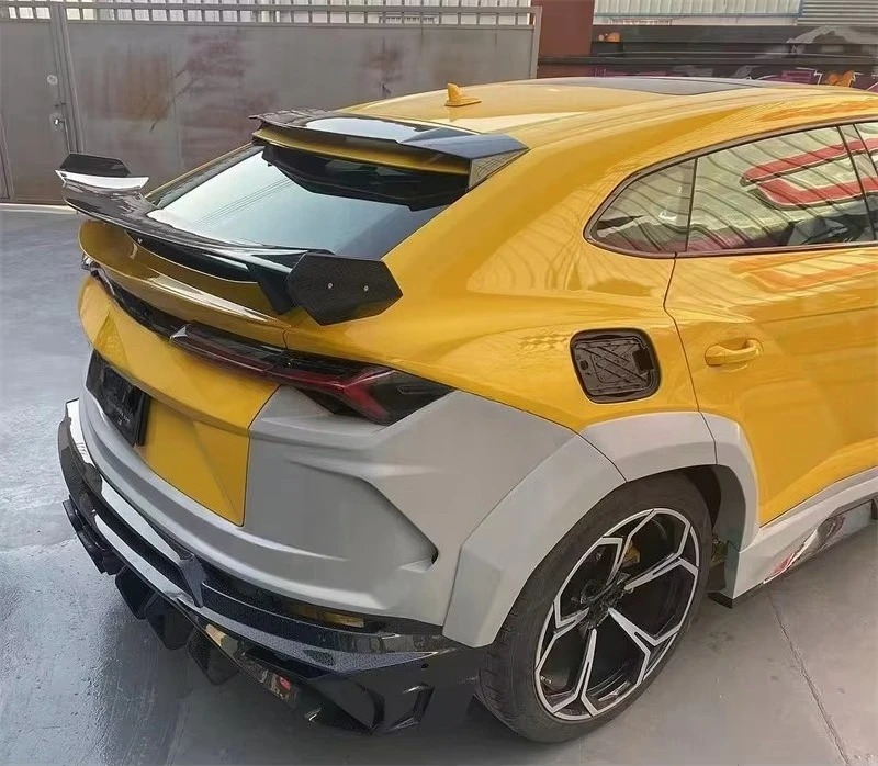 M Style Carbon Fiber Single Deck High Tail Rear Spoiler Trunk Wing for Urus